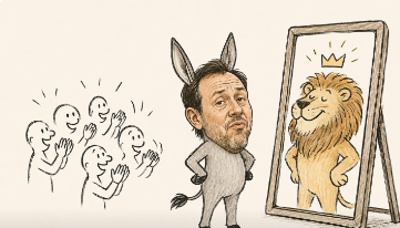 FerranSinclair's tweet photo. Demasiada atención hace que burro crea que es león. https://t.co/j3JKP3EWGp