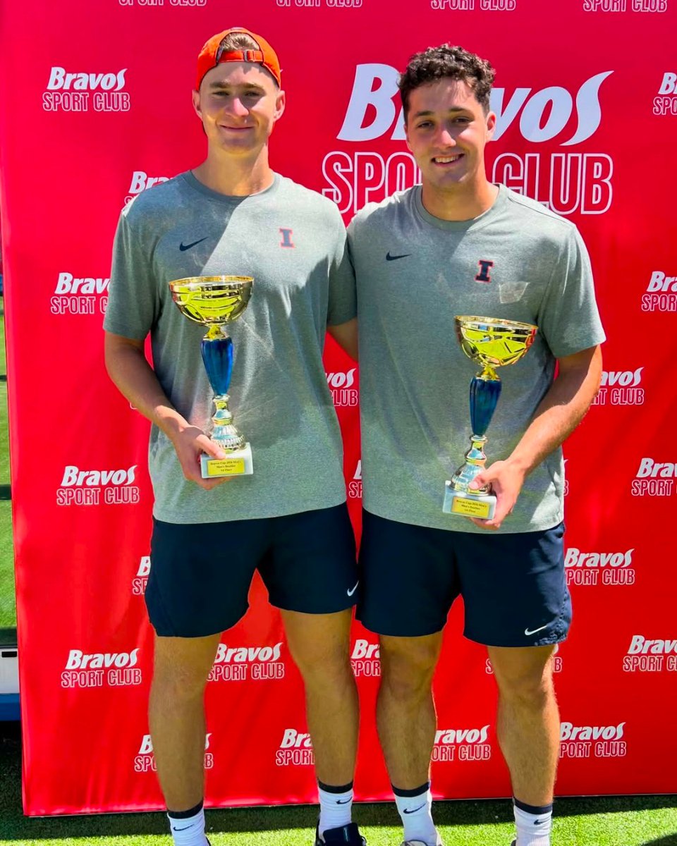 IlliniMTennis's tweet photo. Doubles champs in Hungary!

Congrats to Adam and David on winning the doubles title at ITF M15 Szentendre! https://t.co/qPIecPr6Si