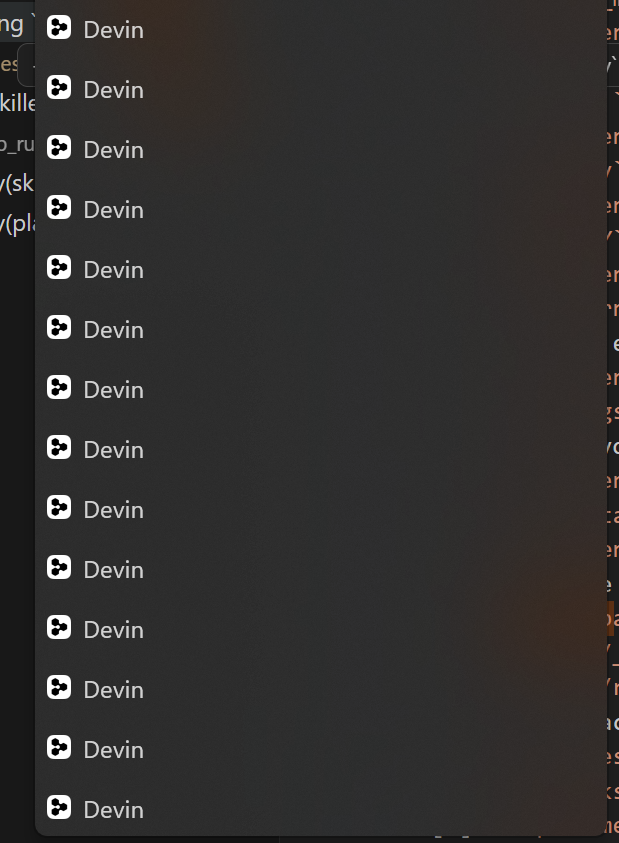 smtilson's tweet photo. @devindesktop I really liked windsurf. Devin seemed fine but I like working on code while the agents are working. I can't do this easily anymore. When I switch between agent command center and the editor many windows are opened and they are empty in the editor view. https://t.co/d6qohInq5Q