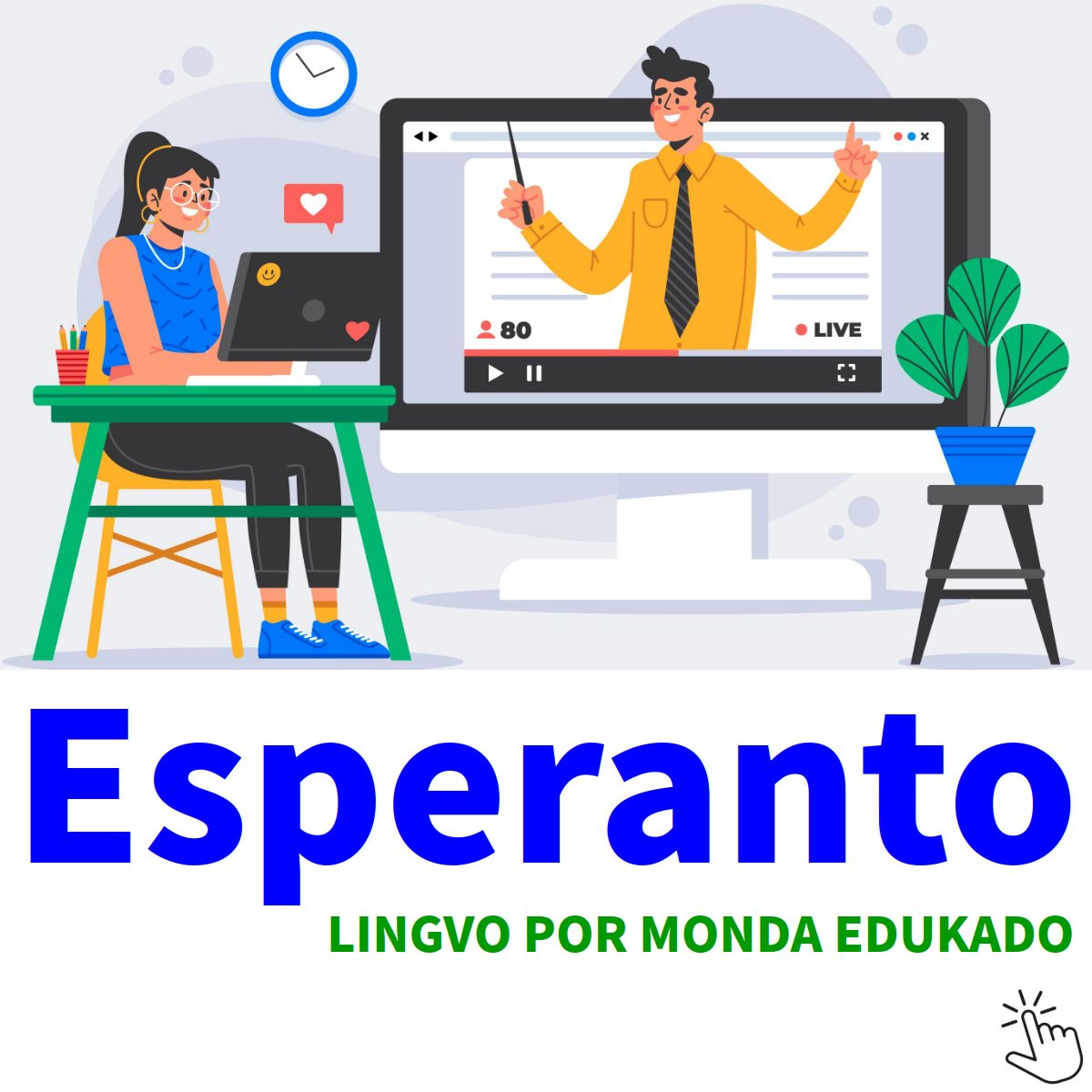 EsperantoILEI's tweet photo. ⋅ 
Enseignants, universitaires, personnels éducatifs, découvrez gratuitement l’espéranto et faites le découvrir ! 

Espéranto – langue pour une éducation mondiale