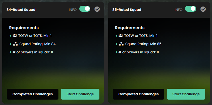 JasonTSco's tweet photo. So i need two TOTS or TOTW for 1 85x10. I can see this being an issue considering neither TOTS or TOTWs are in packs

So if you wana do all 5 you need 10 TOTS/TOTW. I dunno man it seems really poorly thought out, unless this is exactly what they want ofc https://t.co/jn4EAtCP2t