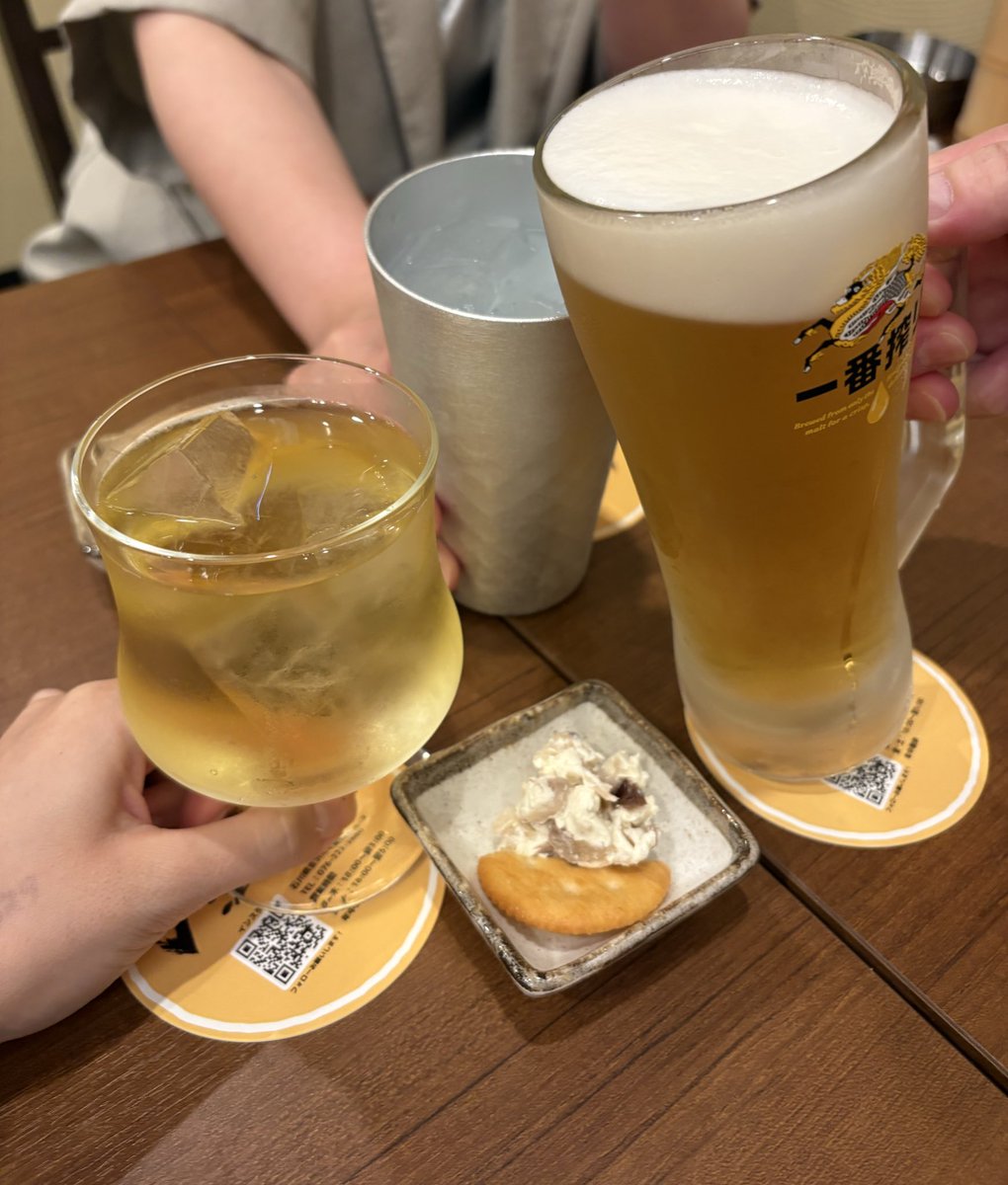 Ha_yu0807's tweet photo. 百万石をスルーして飲み会🍻笑
濃いめさんの痛風だし巻きがえぐすぎ😇💓 https://t.co/bNqwAzB2eA