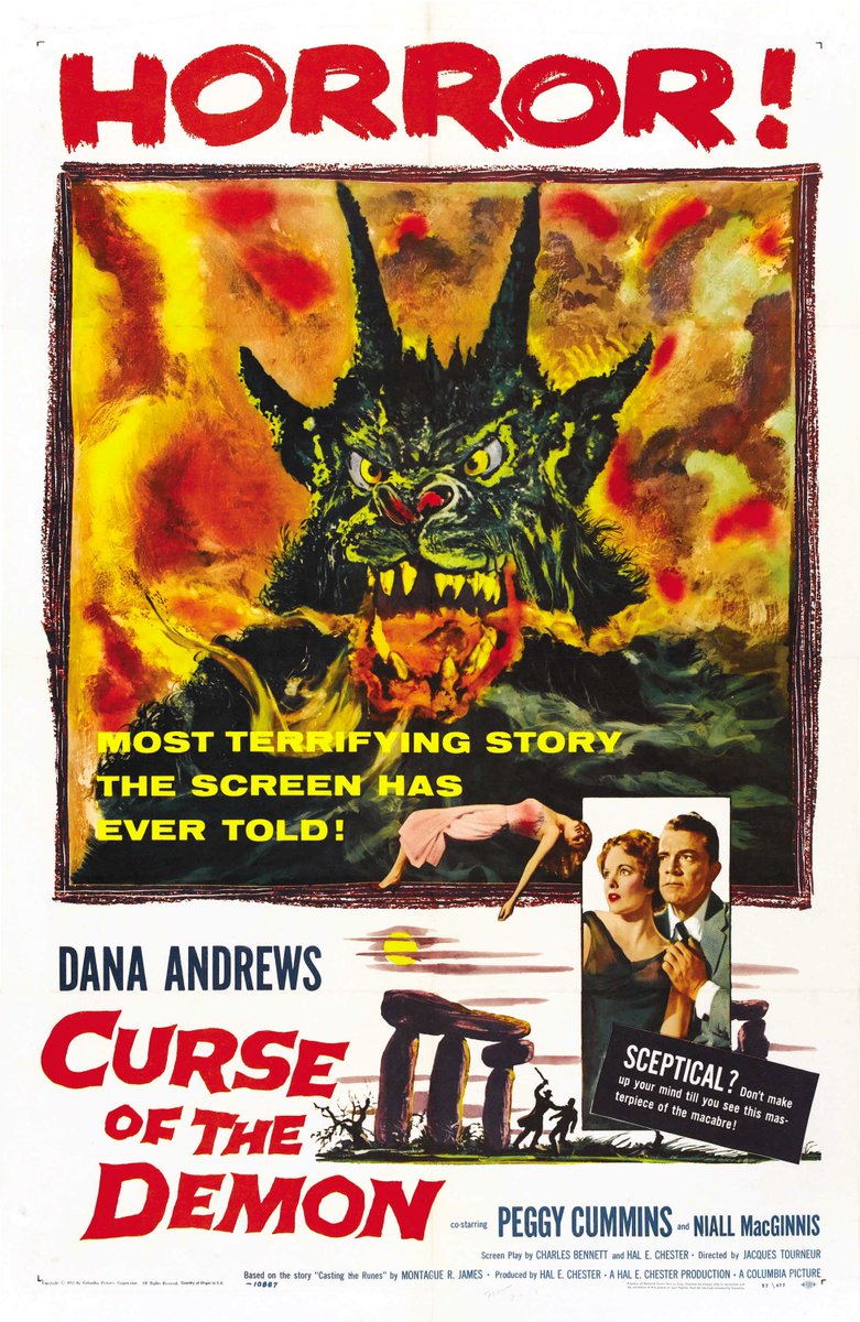 MeTV's tweet photo. Get your runes ready! "Curse of the Demon" starts NOW! #Svengoolie https://t.co/awtyoO1Pfe