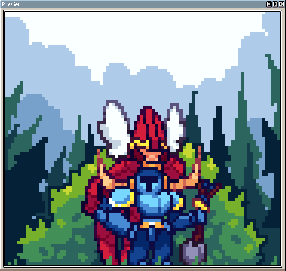 Magmariin's tweet photo. shovel and shield knight
#pixelart #gamedev https://t.co/t4r1HyfvC1