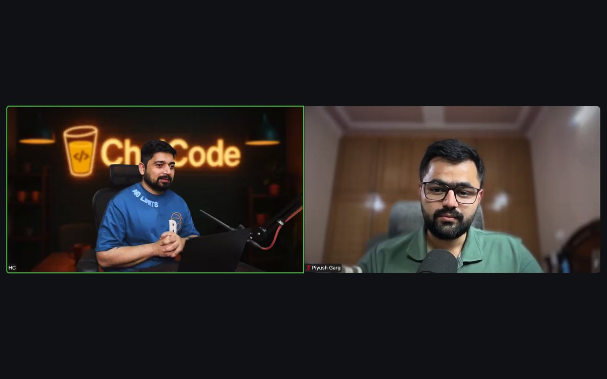 AmanOne4t's tweet photo. Today's Production Deployment Masterclass at @ChaiCodeHQ
Learned about:
• CI/CD Pipelines
• CGNET
• Docker
• Production deployment practice
Great session on understanding how applications move from development to production
@Hiteshdotcom @piyushgarg_dev
@yntpdotme @nirudhuuu https://t.co/TMsQoEPyeq