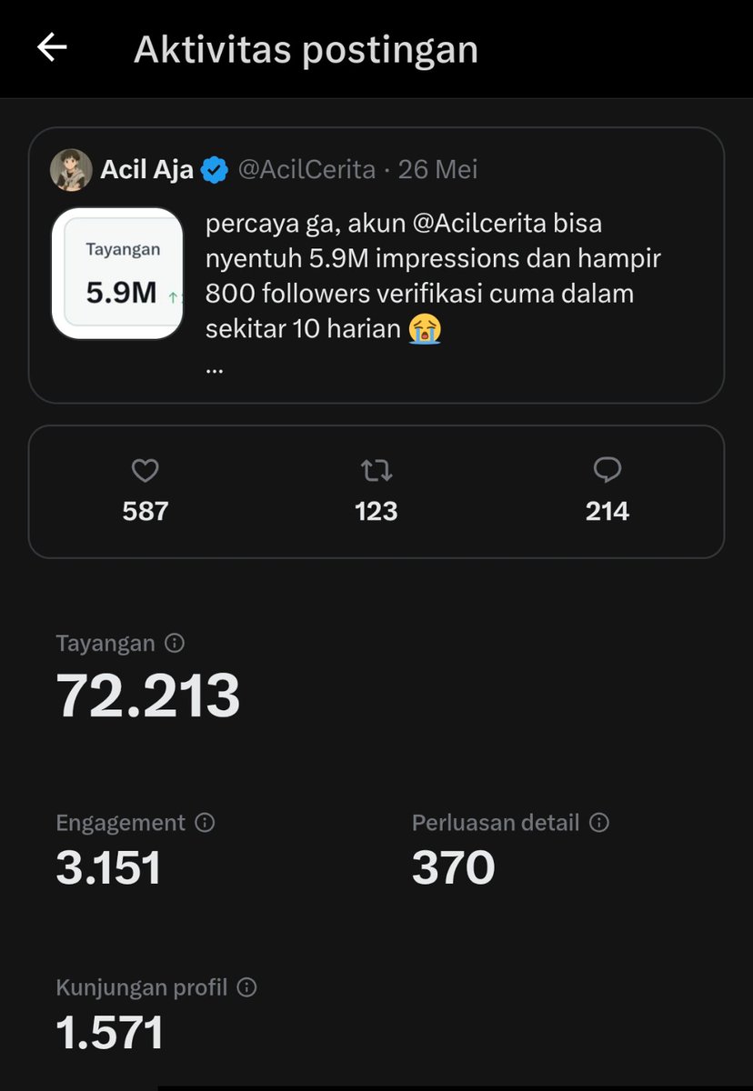 Acil Aja tweet media