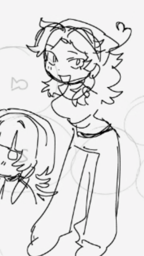 kumakibbs's tweet photo. yomosaka had some doodles to go along with this while drafting gahhh my reaction was like--THEY'RE EATING MESDFLJ????? my oc is going through the time of her life rn holy shioraven😭😭 https://t.co/rM50CHImA7