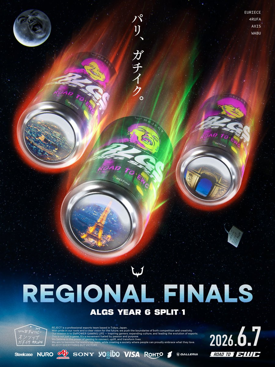 REJECT esports tweet media