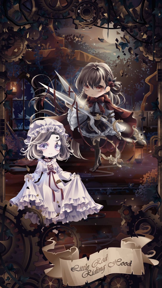 dinn_cocoppa's tweet photo. Is that really Granny... or just the Wolf wearing her face? ✂️🌹

#cocoppaplay #ココプレ #ccpl_AwardCP https://t.co/5jRSYDAdSG