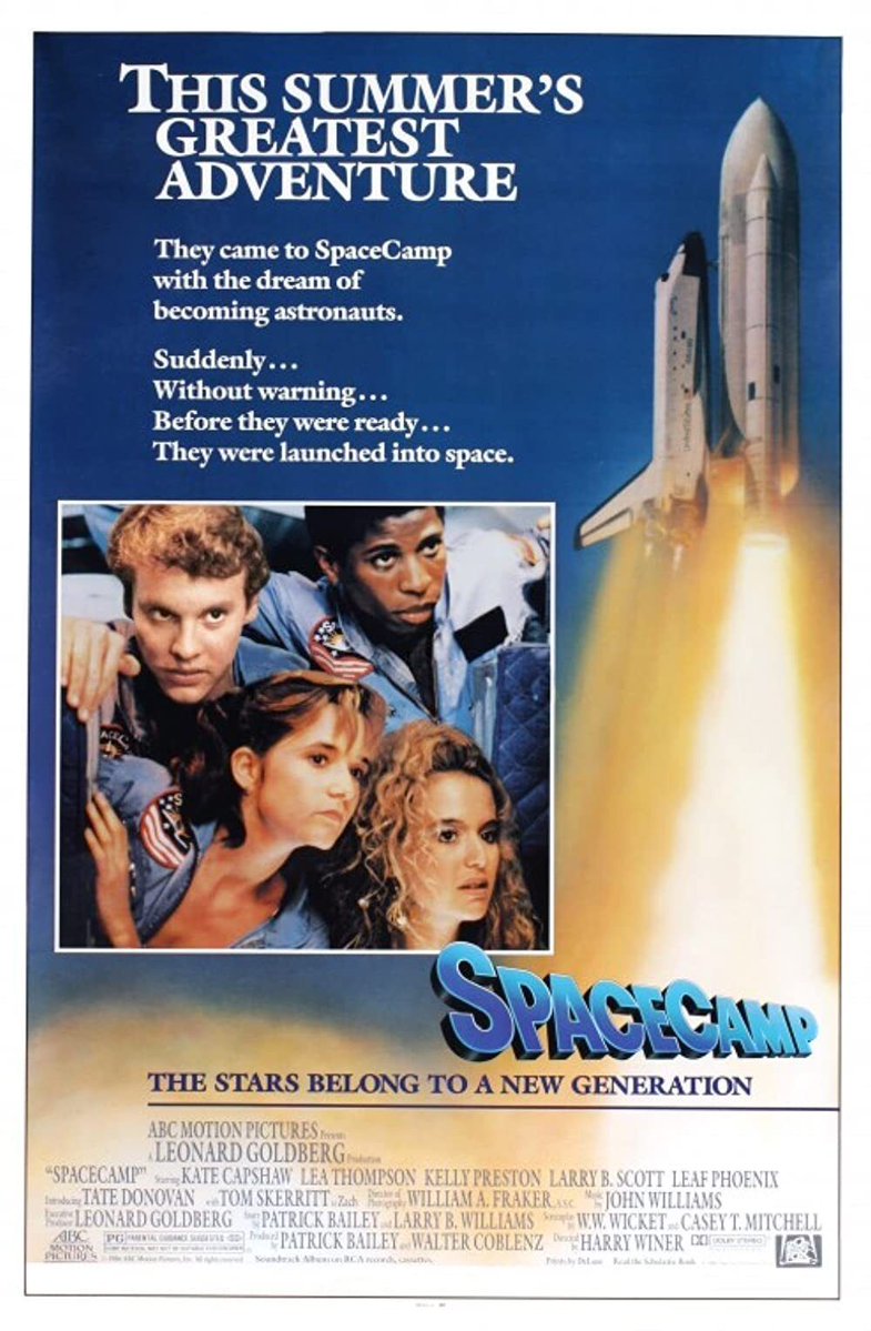 80stees's tweet photo. SpaceCamp was released on this date in 1986 🎬👨‍🚀🚀 https://t.co/Ki9TC1QMrA
