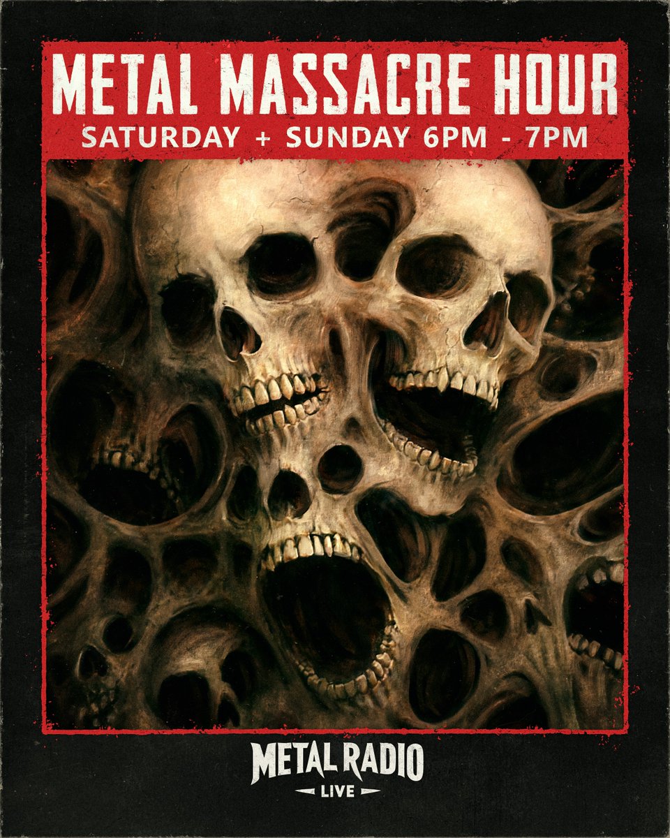 KMETDB's tweet photo. An all-new "Metal Massacre Hour" is just a few hours away! Don your battle vests and crack open a cold one because the 80's are about to invade your home ...
#kmetdb #radiostation #metal #heavymetal #MetalBlade #MetalMassacreHour https://t.co/HHSVwqZBH8