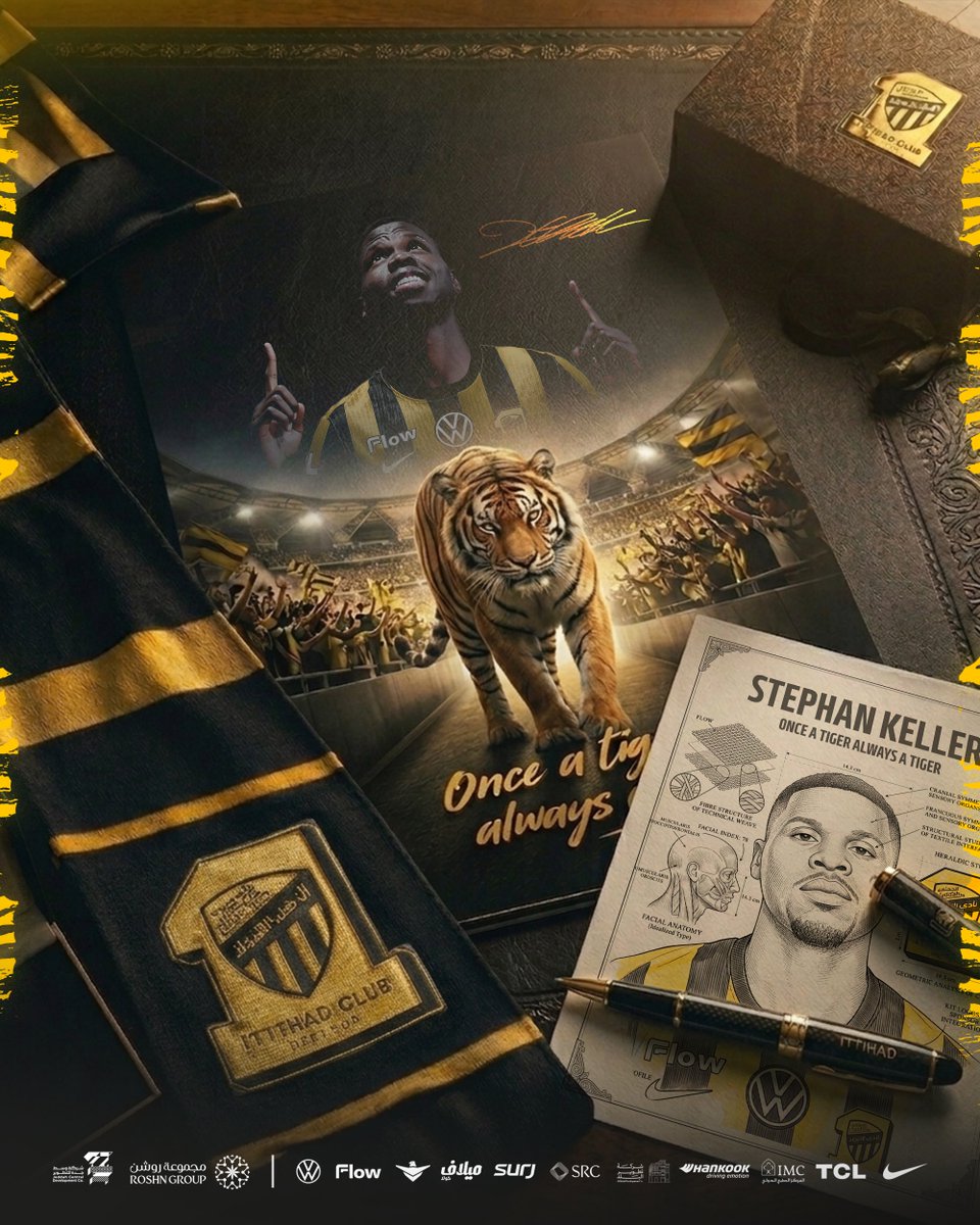 ittihad_en's tweet photo. Stephane Keller is an Ittihadi player until 2029 ✍️🇨🇲 https://t.co/UwCyPRec3q