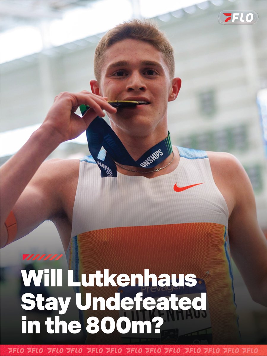 FloTrack's tweet photo. WELL… WILL HE?🫪

17-year-old Cooper Lutkenhaus has gone undefeated in the 800m for the entirety of 2026. He capped off an undefeated indoor season by winning the World Indoor Championships. (Youngest individual world championship in track and field history btw🥱). He will race the 800m at 11:36 am ET on Sunday June 7th at the Stockholm Diamond League.

Read the full article with the 🔗 in the bio.

🎥Stream the #StockholmDL at 10 am ET to see if the teen will stay undefeated.

https://t.co/C8PDSFOfCY
