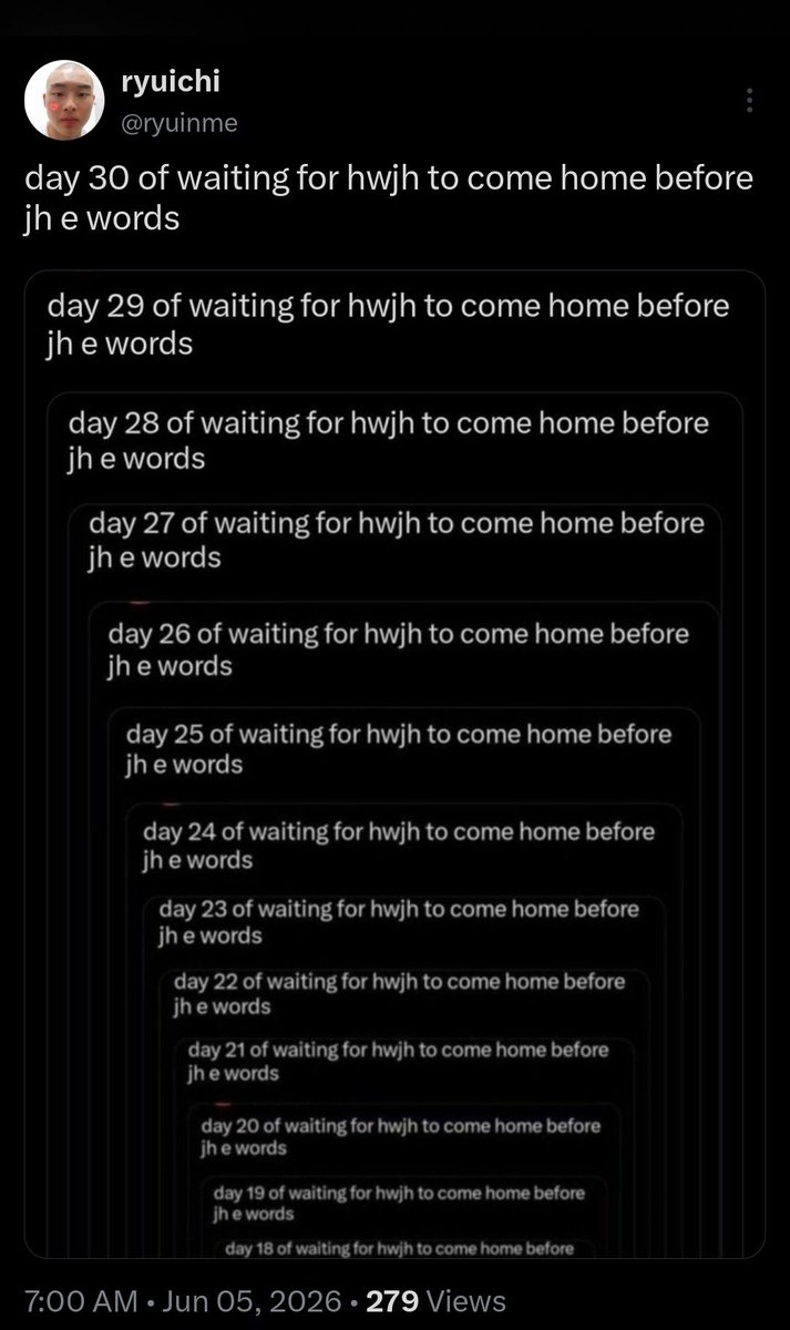 ryuinme's tweet photo. day 31 of waiting for hwjh to come home before jh e words https://t.co/ZI2RifGgWP