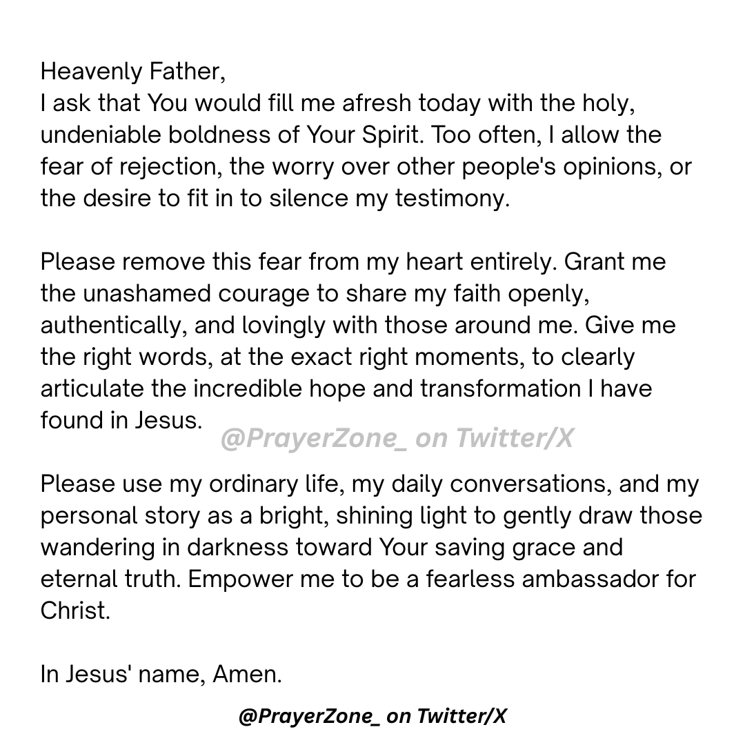 PrayerZone_'s tweet photo. Say This Prayer Asking God For Boldness 🙏 https://t.co/7vF0reFXsz