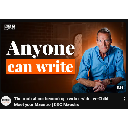 kevinlieber's tweet photo. the duality of lee child writing advice https://t.co/dtLfeyOhQc