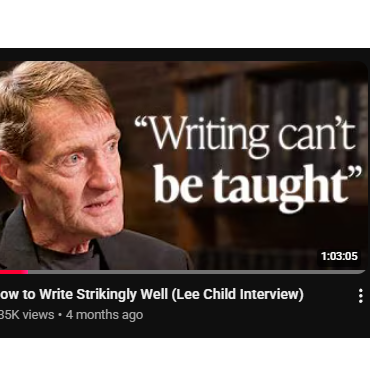 kevinlieber's tweet photo. the duality of lee child writing advice https://t.co/dtLfeyOhQc