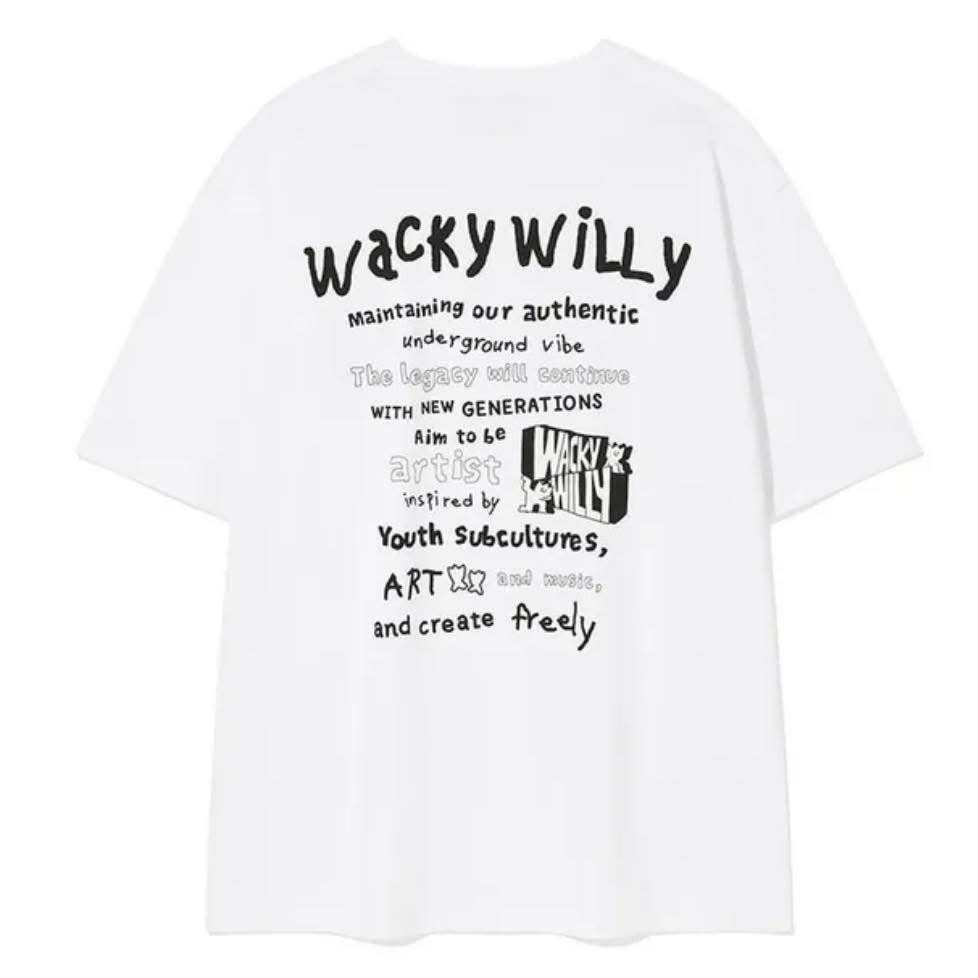 studio_doublep's tweet photo. WACKY WILLY Short Sleeve T-Shirt White
สีขาวสกรีนสวยมากผ้ายังใหม่น้า เปื้อนจางๆด้านหน้า

 ✿ สภาพโดยรวม 9/10

 ✿ อก : 48 ยาว : 27

 ✿ ราคา 290.- ส่งฟรี https://t.co/i7GMCOUuBM