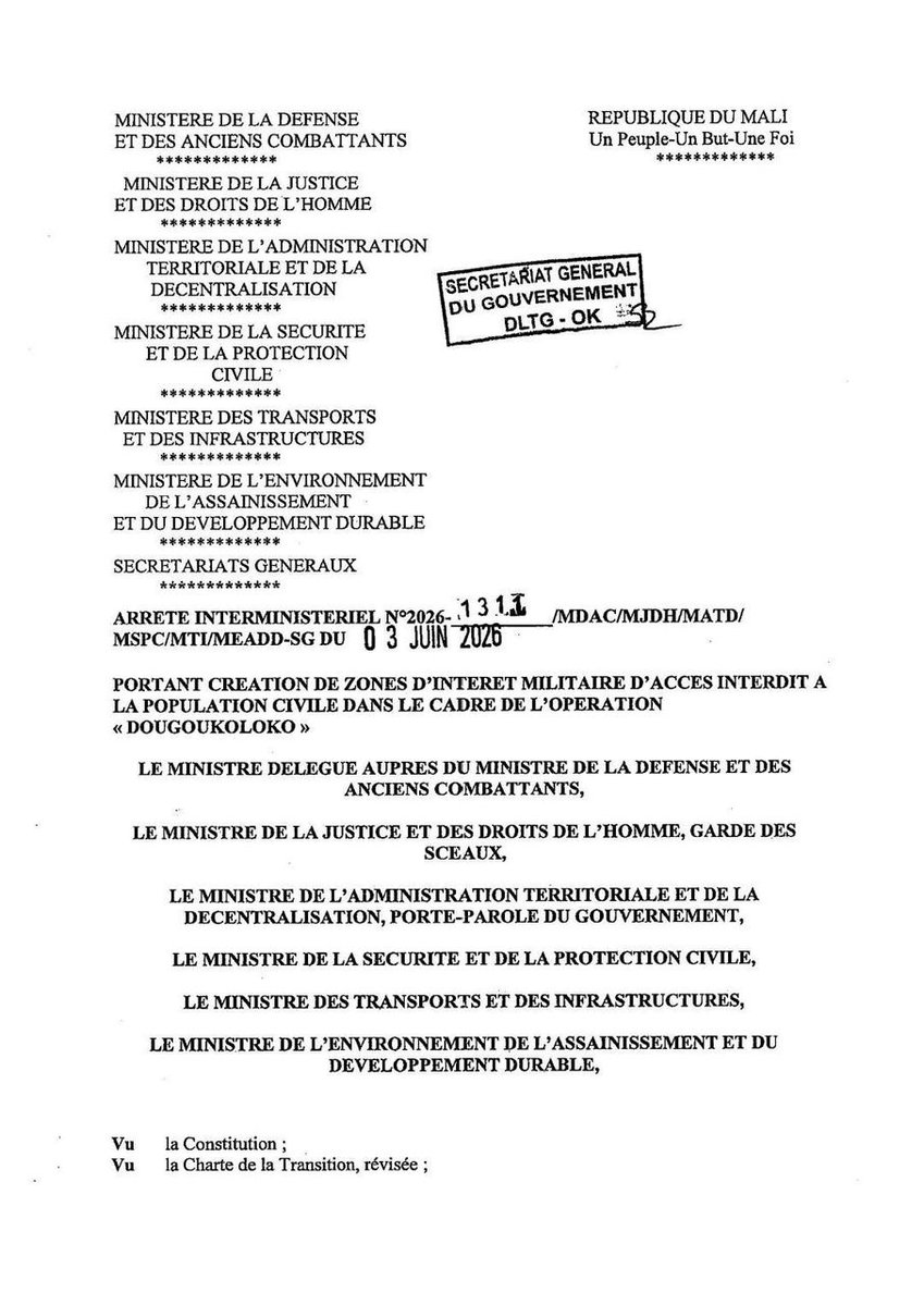 SahelLeaks's tweet photo. #Mali: Toutes les forêts du Mali ont été classées "zone de guerre" par les autorités maliennes. 

Qu'Allah veille sur les innocents !

#SahelLeaks https://t.co/iHJJWSKk52