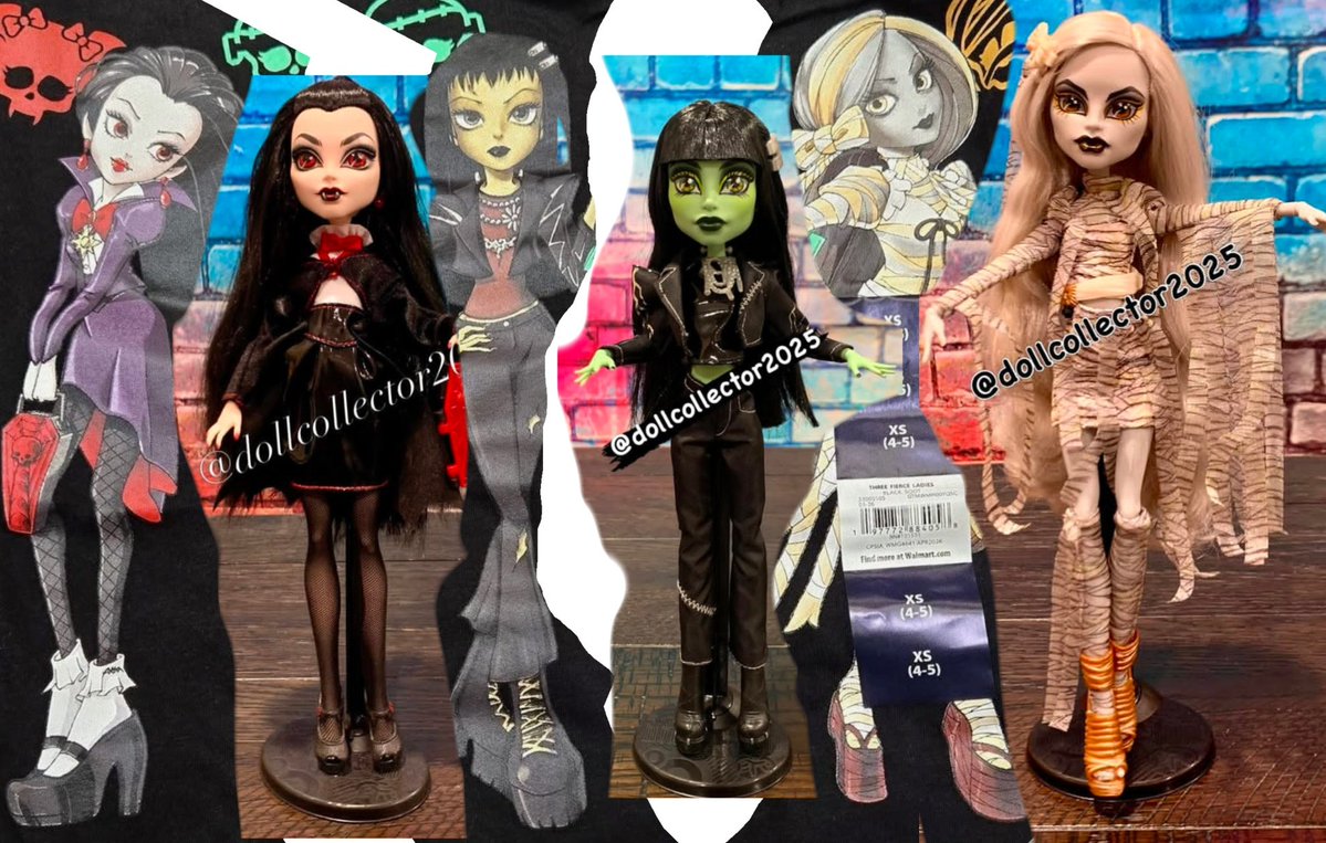 SeeingMount's tweet photo. (IRL Pics from DollCollector2025 on IG)

Who do YOU think has the biggest glow down from (I'm assuming) the concept art https://t.co/yoaQSlKebp