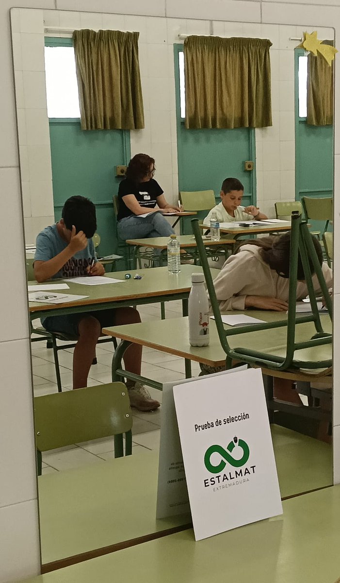 SEEMVRProsper's tweet photo. ‼️ESTALMAT EXTREMADURA‼️

Hoy tuvo lugar la prueba de selección para participar en el programa Estalmat el curso que viene.

Enhorabuena a todos. 

#ESTALMAT 
#estalmatextremedura https://t.co/bZabFEdqcB