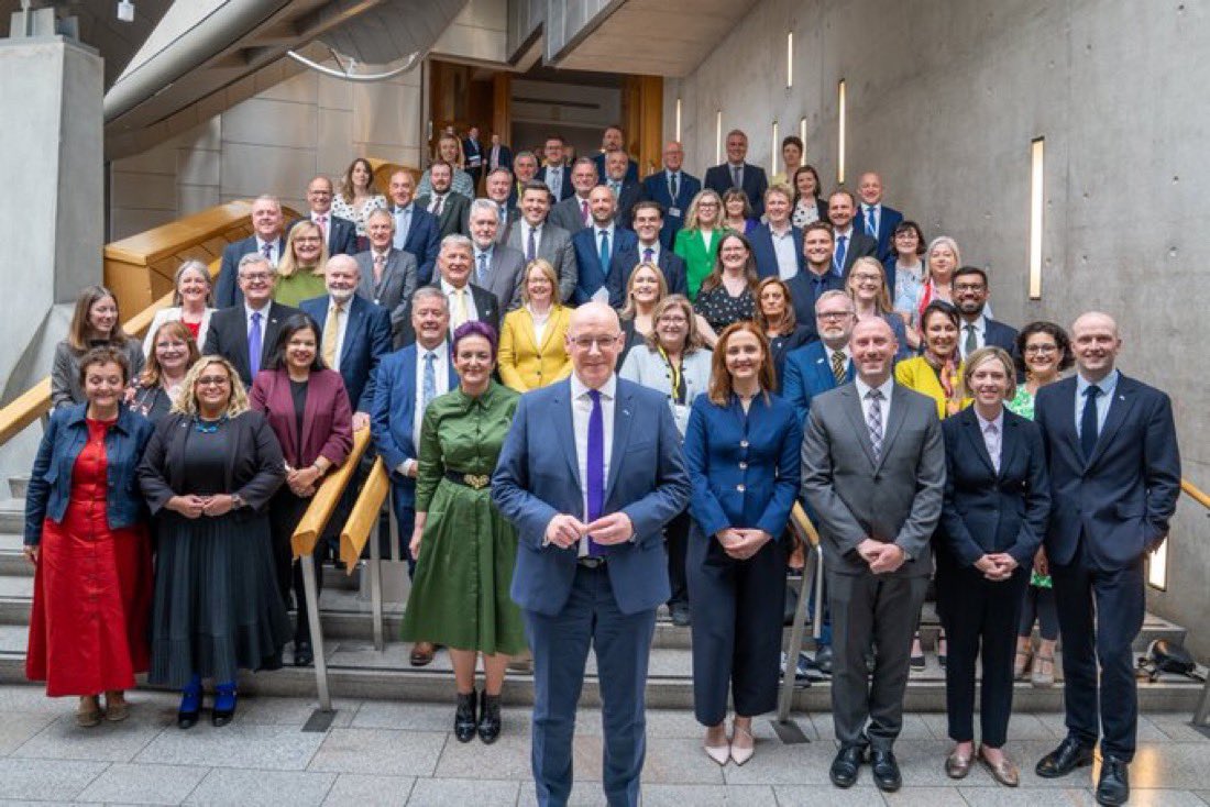GlennGlennReal's tweet photo. Scotland has lost its collective mind - how the hell do you look at this parade of smug, talentless grifters and think, “Yes, these are the people I trust to run my country”?
The SNP’s core cult has become its ultimate shield. Too many voters would rather crown unqualified activists, virtue signalling mediocrities and career slogan chanters than back competent adults.  Catastrophic failure is Excused - Serial incompetence is rewarded. Basic accountability? Laughed at.
This isn’t loyalty or patriotism. It’s a suicide pact dressed up as tribal devotion.
Blind ideological worship is how nations rot from the inside out. Scotland doesn’t just deserve better - it’s being actively humiliated by the cult that’s currently running it into the ground.
Wake TF up Scotland.