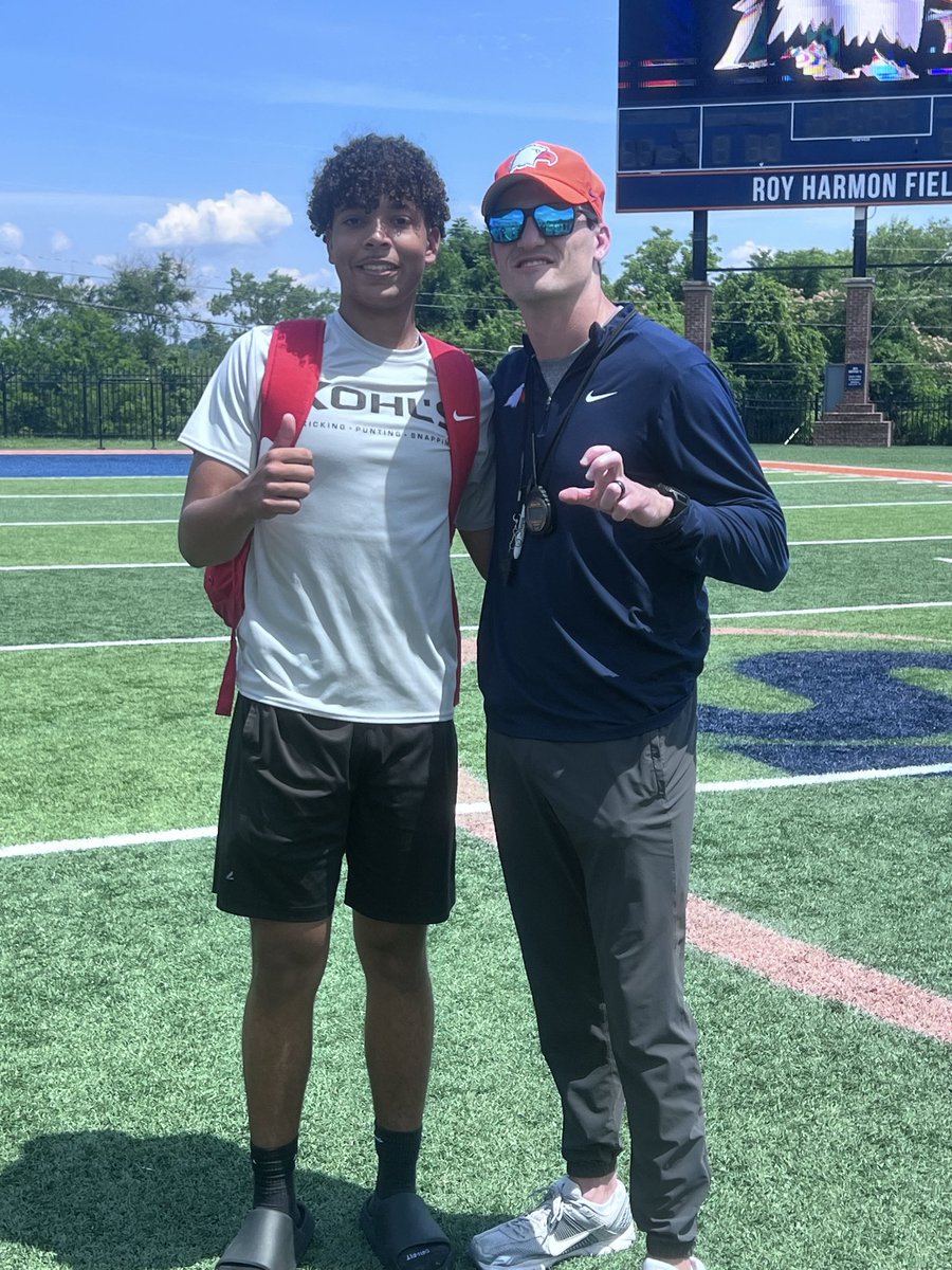 keatonkicking's tweet photo. After a great camp and converation with @CoachAG_53 at Carson Newman i am blessed and grateful to receive my first offer to @cnfootball!! @CoachChuckPete @DCAWildcats @KohlsKicking https://t.co/XMDSUGoYgc