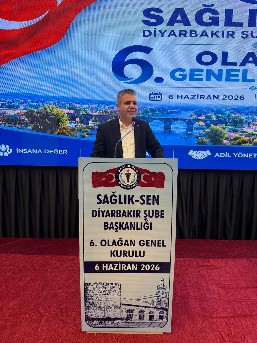 SSMahmutFaruk's tweet photo. Diyarbakır Şubemizin 6. Olağan Genel Kurulunda güven tazeleyen Nurhak Ensarioğlu başkanımızı ve yönetim kurulunu tebrik ediyor, yeni dönemin hayırlı olmasını diliyorum. https://t.co/IltOoxTnZk