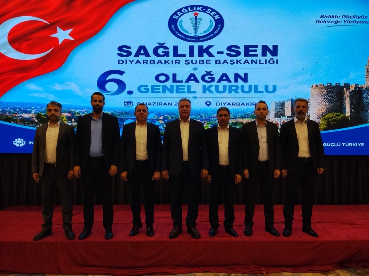 SSMahmutFaruk's tweet photo. Diyarbakır Şubemizin 6. Olağan Genel Kurulunda güven tazeleyen Nurhak Ensarioğlu başkanımızı ve yönetim kurulunu tebrik ediyor, yeni dönemin hayırlı olmasını diliyorum. https://t.co/IltOoxTnZk