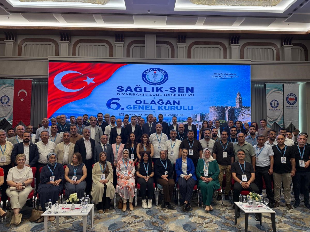 SSMahmutFaruk's tweet photo. Diyarbakır Şubemizin 6. Olağan Genel Kurulunda güven tazeleyen Nurhak Ensarioğlu başkanımızı ve yönetim kurulunu tebrik ediyor, yeni dönemin hayırlı olmasını diliyorum. https://t.co/IltOoxTnZk