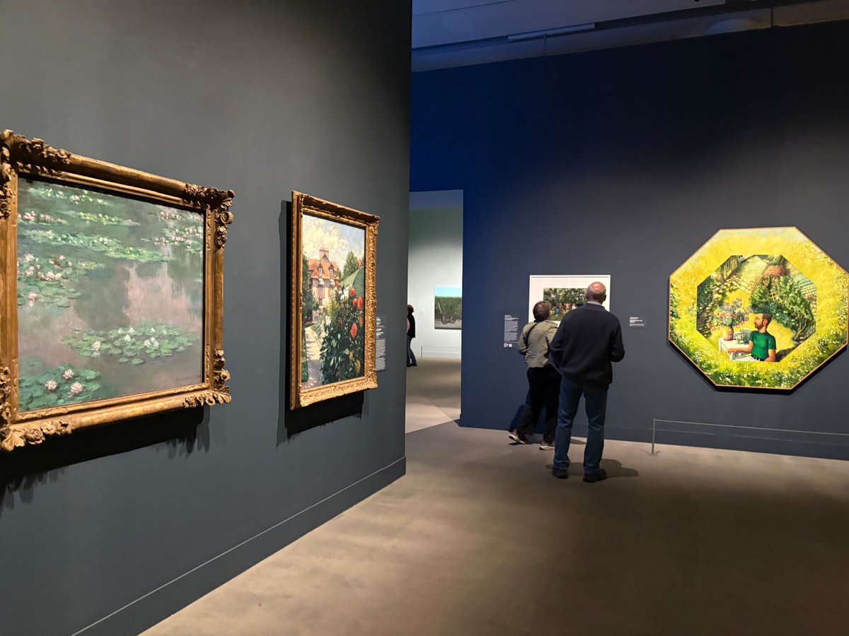 13FORESTGallery's tweet photo. Have you seen the MFA's Framing Nature: Gardens and Imagination yet? If not you have until 6/28 to catch this blockbuster show featuring Singer, Hokusai and two Claudes - that is, Monet and our own Claudio Eshun! Read more here: https://t.co/iC7UoX6pxi Congrats, Claude! https://t.co/vOtQ4fzE6m