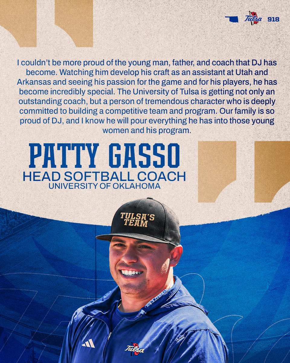 TulsaSoftball's tweet photo. 𝗖𝗢𝗨𝗟𝗗𝗡'𝗧 𝗕𝗘 𝗠𝗢𝗥𝗘 𝗣𝗥𝗢𝗨𝗗

🗣  from the 🐐 

#GeauxCane https://t.co/MRTex2PImS