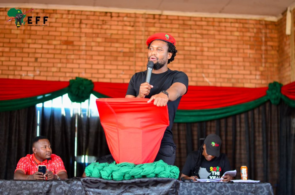 MpumalangaEff's tweet photo. ♦️In Pictures♦️

Fighter Mafia Fane has been elected as the EFF, Nkomazi Subregion, Ward 11, Councillor Candidate for the 4 November 2026 Local Government Elections.

Register To Vote EFF In The 2026 Local Government Elections To Be Held On The 4th of November 2026

Link: https://t.co/EelAtJp35F