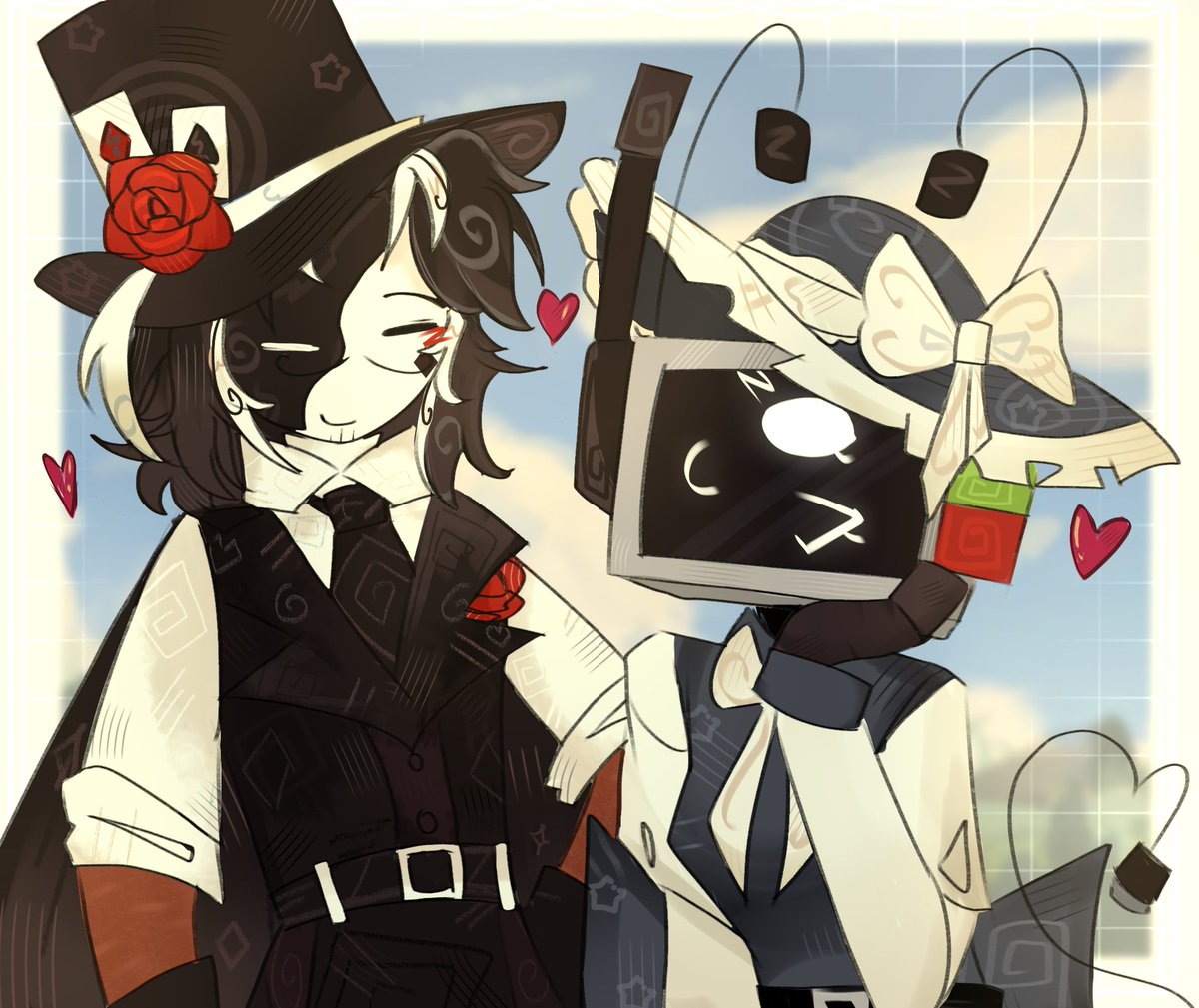 rosivyxX's tweet photo. artware gift from oomf (@Badwarepeons perm given) this is amazing i should execute them both now
[ #dieofdeath #artware ] https://t.co/v84VcDrC1O