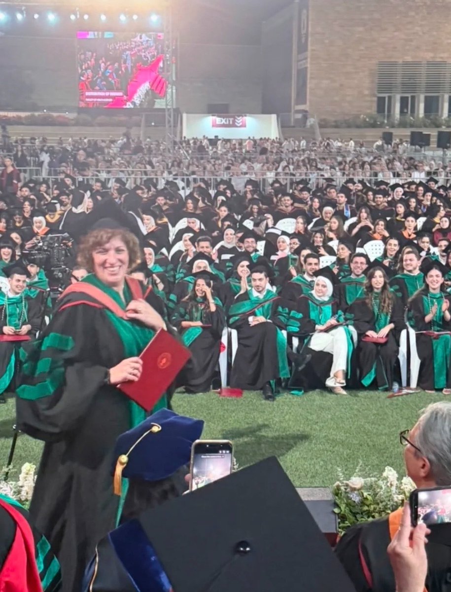 AUBMCpediatrics's tweet photo. Congratulations to Dr. Marianne Majdalani for earning the Executive  Masters in Health Care Leadership Degree ! https://t.co/T8qnjbLR9m
