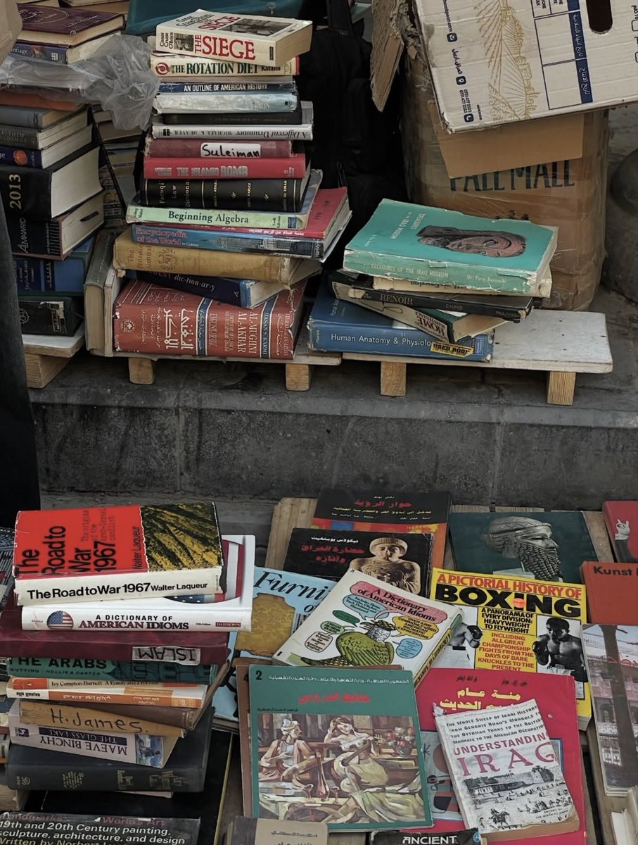 ItsMesopotamia's tweet photo. Books on the Streets of Baghdad. https://t.co/j4le989LoD