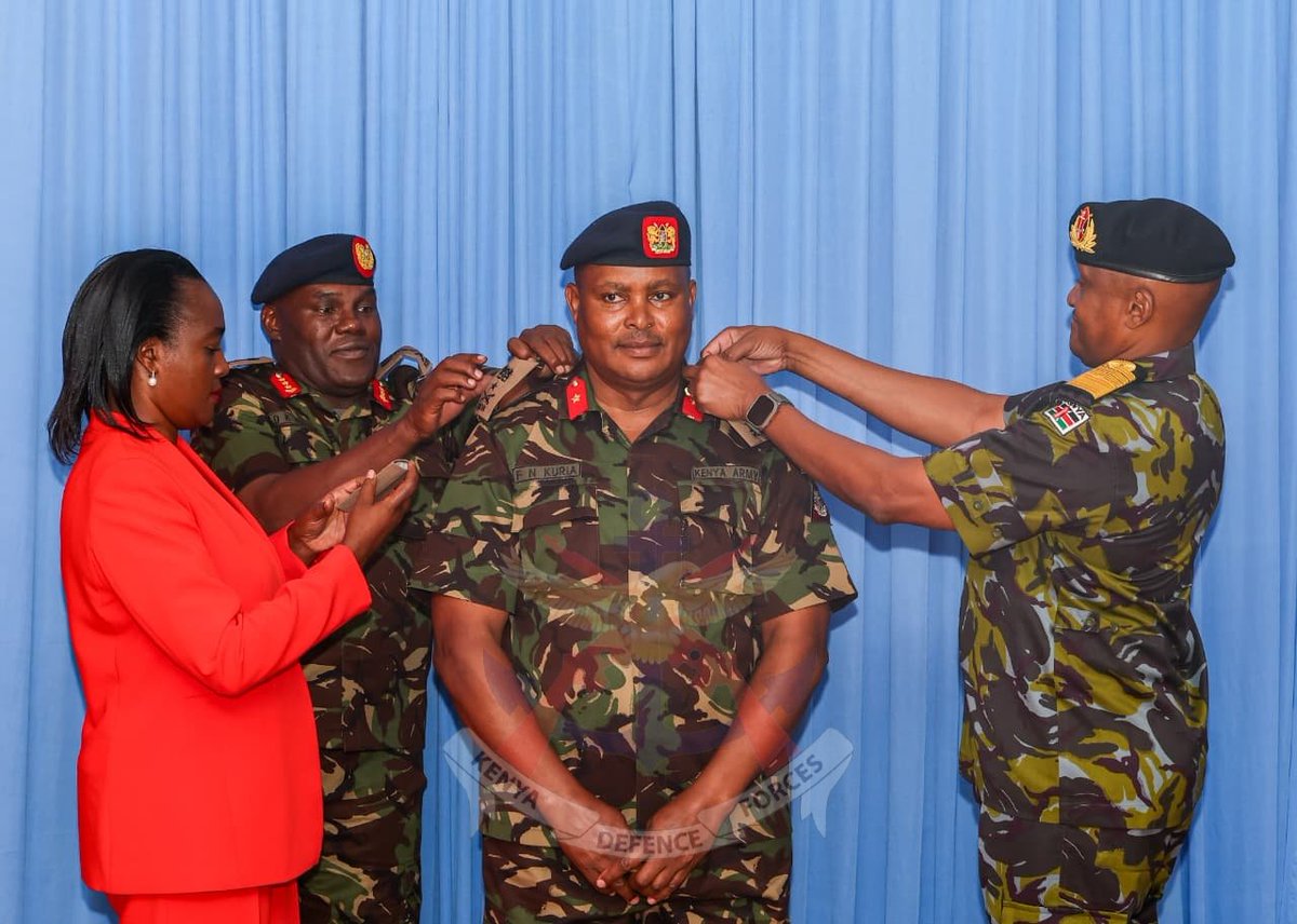 kdfinfo's tweet photo. Professional armed forces depend on strong leadership, clear command structures and a deliberate system of talent development to maintain operational effectiveness and institutional excellence. The recognition and advancement of deserving officers not only reward merit and dedication but also ensure that the military remains equipped with capable leaders prepared to navigate evolving security challenges and guide their formations in the fulfilment of national defence objectives. See more: https://t.co/4eR7chxLhB