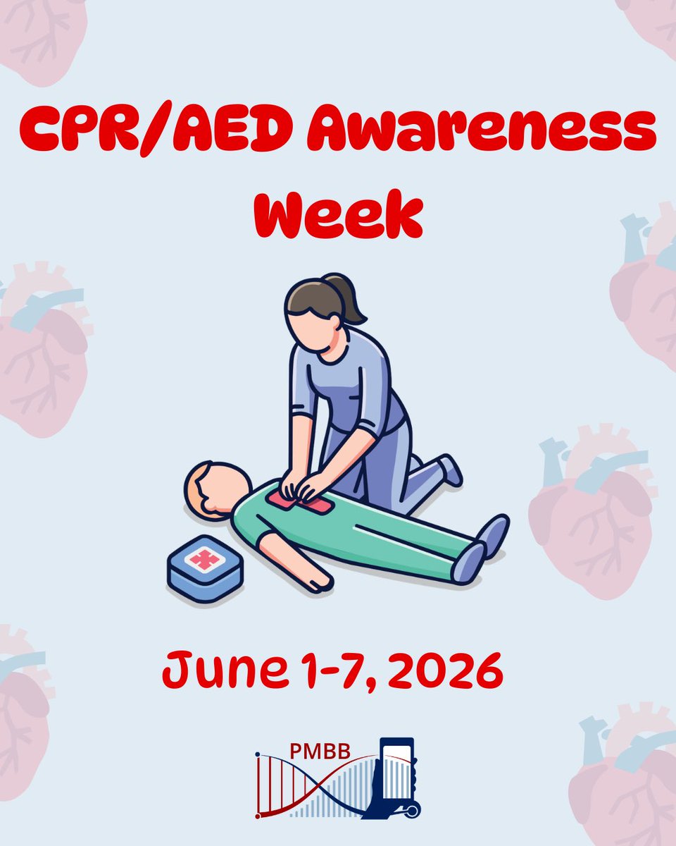 ThePMBioBank's tweet photo. CPR/AED Awareness Week!🫀 https://t.co/WZHhzvfV1Y