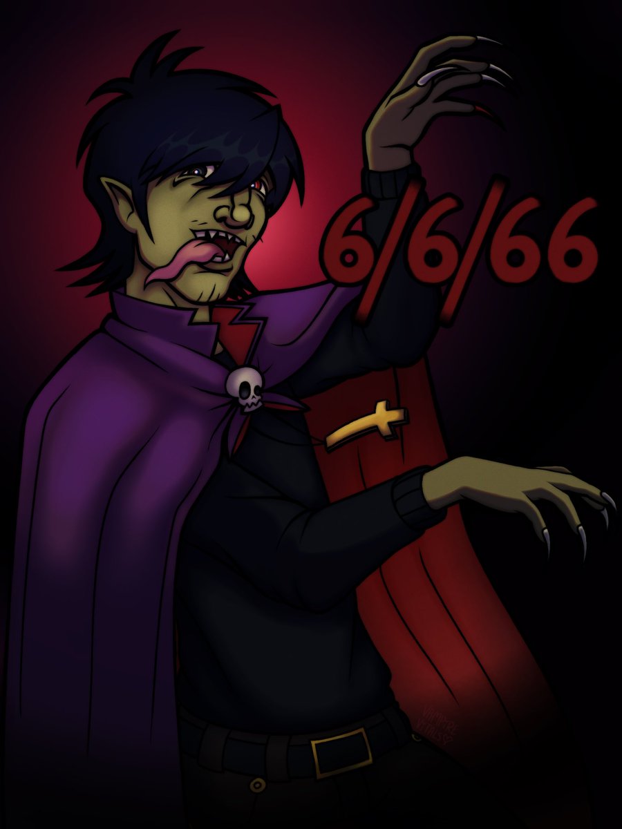 vampirevitals's tweet photo. [#GORILLAZ] happy birthday you stupid chud ❤️ https://t.co/GczHbfqxUz