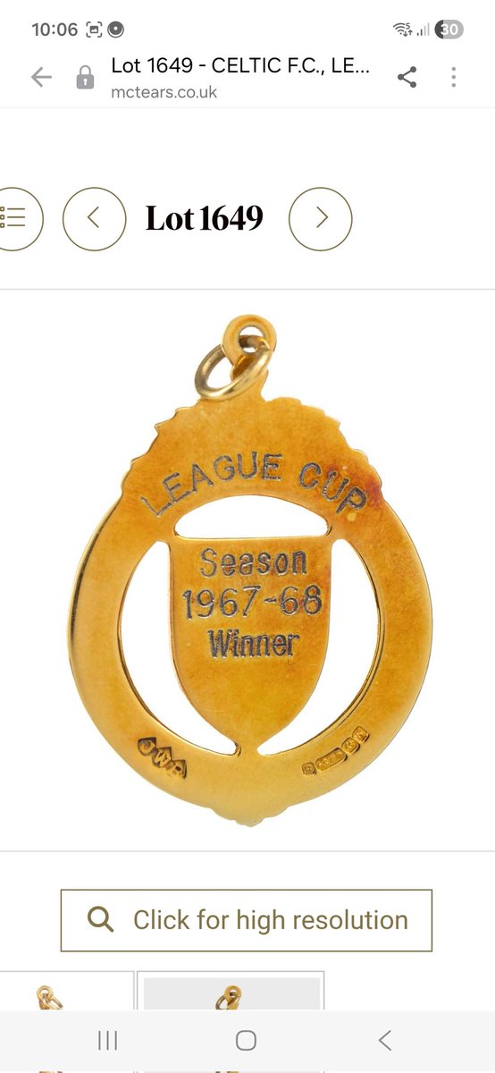 LaveryBob's tweet photo. Delighted to have won this medal at auction last week 
It's Jim Craig's medal from the 67/68 League Cup Final 
Celtic beat Dundee 5-3 in front of almost 70,000 fans 
The other photo is me on the left and my brother at Queen Street Station on the way to Hampden for the Final  🍀 https://t.co/iujcx7iaQT