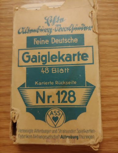 GoTime22's tweet photo. My dad arrived on Omaha beach D-Day evening. Germans were still roaming a short distance from the shore.

His patrol captured Nazi officers playing cards in an abandoned building that weren't aware GI's were so close. I still have the cards. Undoubtedly the greatest generation. https://t.co/905eNlyQqc
