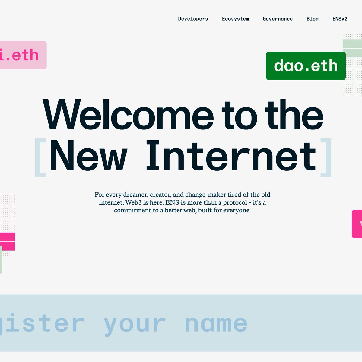 BrantlyMillegan's tweet photo. ENS and .eth is one of most lindy things in crypto

@ensdomains launched in May 2017, more than 9 years ago (an eternity in crypto). crazes in ICOs, NFTs, & memecoins have and gone, ENS has remained

in that time it has gone from being an early Ethereum dapp to being integrated by GoDaddy, Google, Venmo, Brave, all the top crypto wallets; used by Congressmen, governments, celebrities, companies, etc

it has survived and grown through multiple cycles and is still going strong

onwards and upwards 🫡