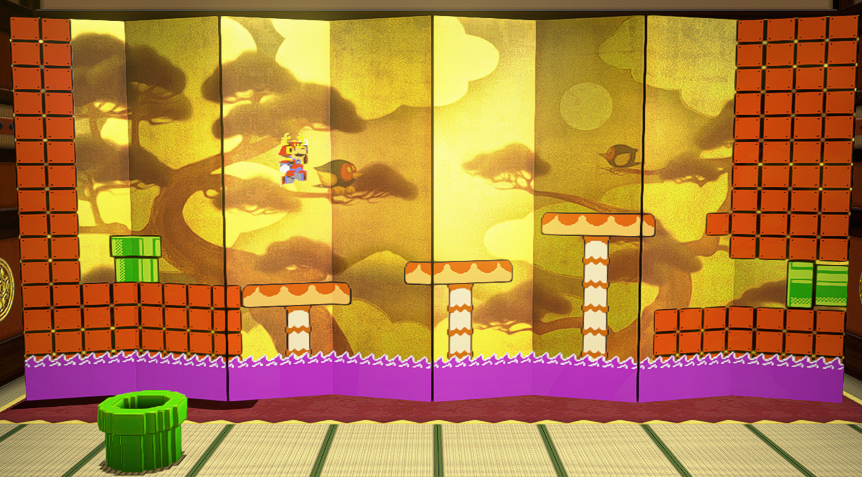 this is the coolest 8-bit section in the entire game