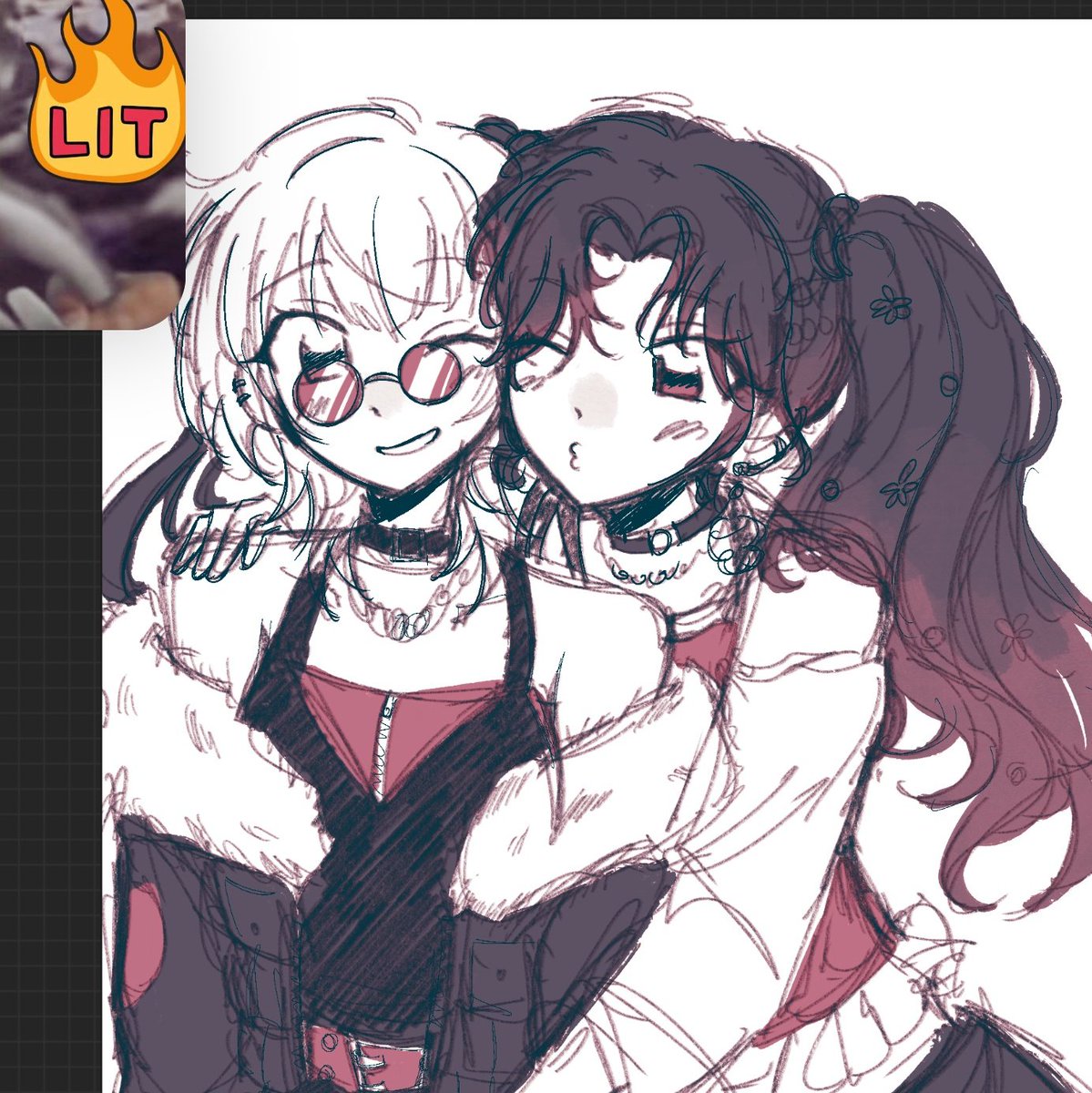 kohanecore's tweet photo. redraw from last year #杏こは https://t.co/1deFeafsxN