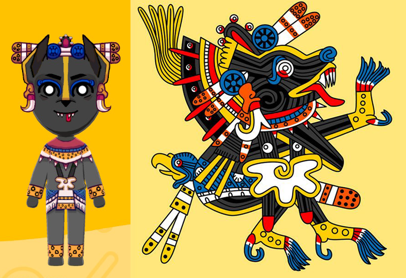 Cozticapetztli's tweet photo. Aztec miis again https://t.co/1vSiiIM6Q1