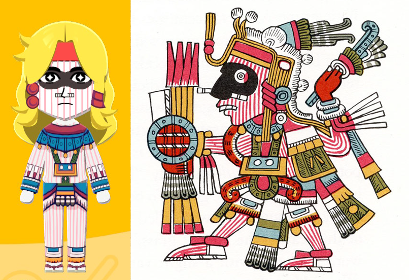 Cozticapetztli's tweet photo. Aztec miis again https://t.co/1vSiiIM6Q1