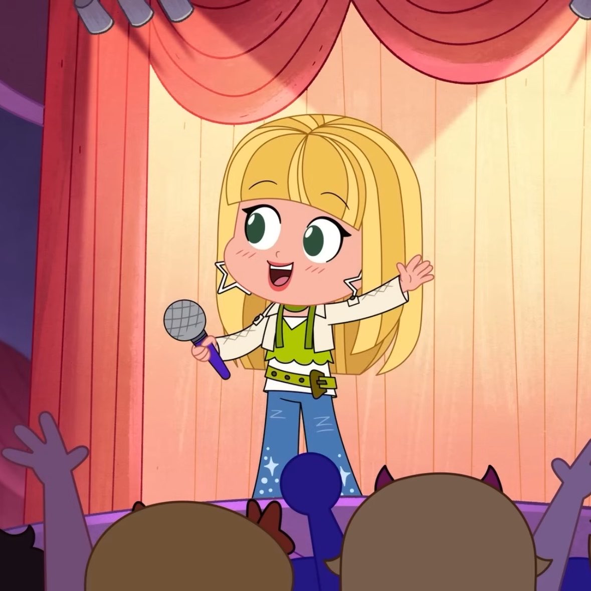 DisneyToonz's tweet photo. Hannah Montana appears in the latest episode of ‘CHIBIVERSE’.

Non-speaking cameo. 

#Chibiverse #HannahMontana https://t.co/fpLUETAgPE