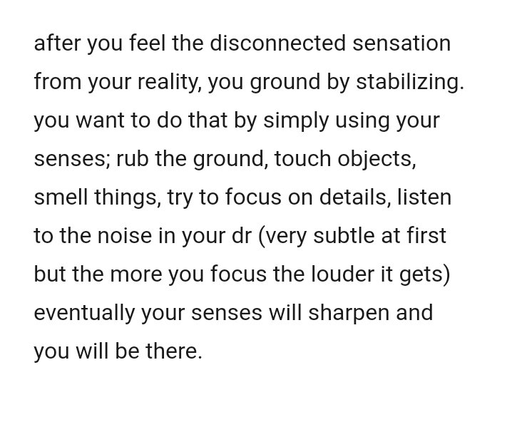 moonsonjupiter's tweet photo. crash course on beginner awake shifting if you think about it.
very broad and senses based too. 

at first, try to pick only one sense to try out and rotate to which one you like the most.
eventually, you will start using more but don't force it.

text in alt 😋🫰🏾 https://t.co/ZdAvDmdDWz
