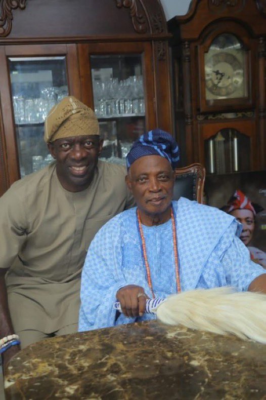 AwatiBimbo's tweet photo. Our Principal and Oyo APM Governorship Candidate, Hon. Bimbo Adekanmbi, paid a courtesy visit to the Olubadan of Ibadanland, Oba Rashidi Ladoja, as part of ongoing consultations and stakeholder engagements ahead of the 2027 governorship race.

Omituntun 3.0
#BIMADEK2027 https://t.co/m8W5Mo1ib0