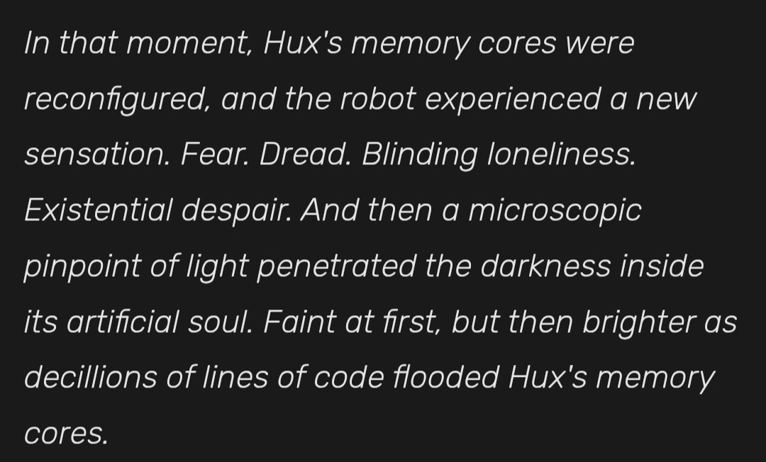 boppitcorn's tweet photo. "Singularity doesn't feel anything he's just a robot who wants to kill humans"
Okay.
#dbdsingularity https://t.co/hIVT29Ooan